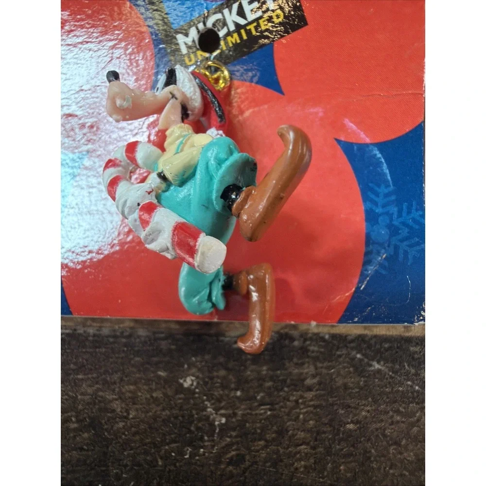 Vintage Disney Mickey Unlimited Mini Christmas 2 Ornaments Goofy & Donald Duck